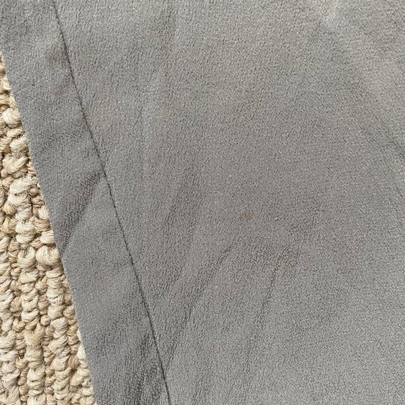 Grana Pull On Pants XS Short Petite XS PXS Gray Silk Lagenlook Straight Leg - Picture 6 of 9